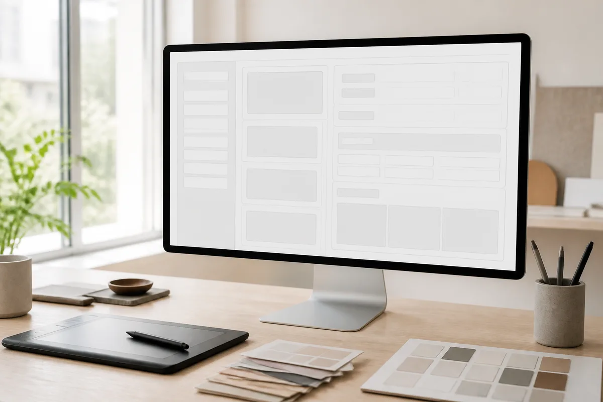 Écran affichant la structure d’une collection de contenus avec ses différents champs